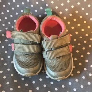 4/$12 Cat & Jack Pink & Gray Sneakers
